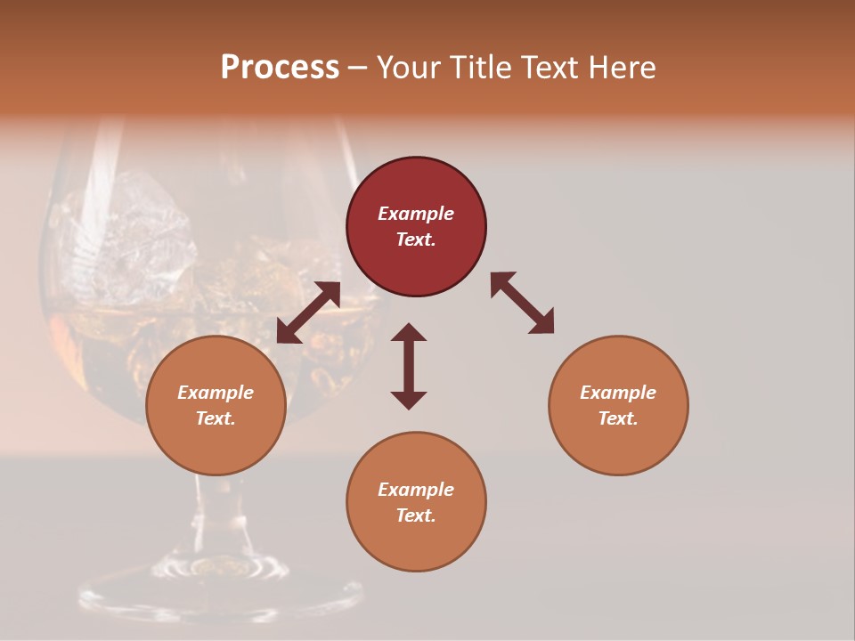 Reflection Liquor Cocktail PowerPoint Template