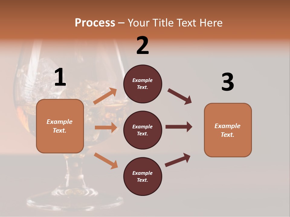 Reflection Liquor Cocktail PowerPoint Template