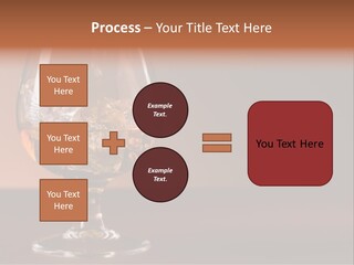 Reflection Liquor Cocktail PowerPoint Template