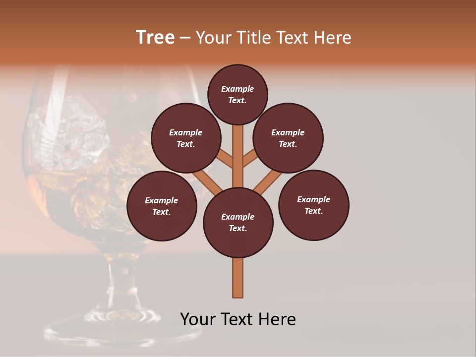 Reflection Liquor Cocktail PowerPoint Template