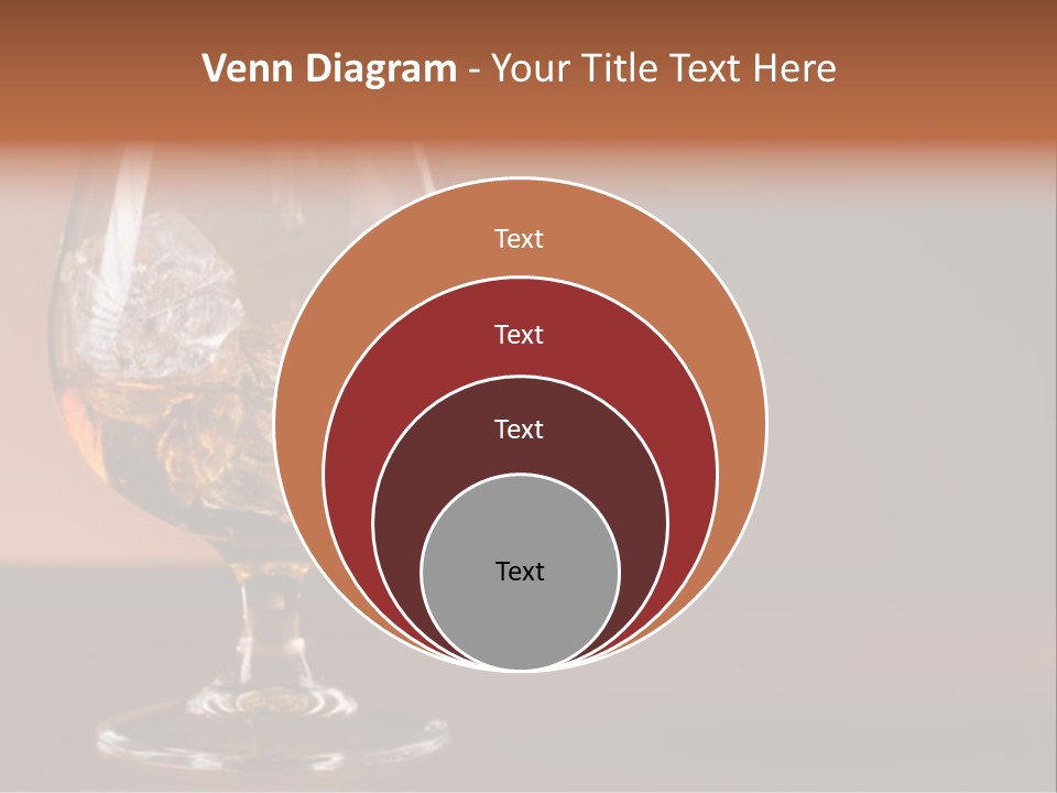 Reflection Liquor Cocktail PowerPoint Template