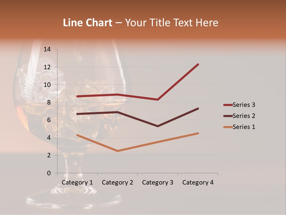Reflection Liquor Cocktail PowerPoint Template