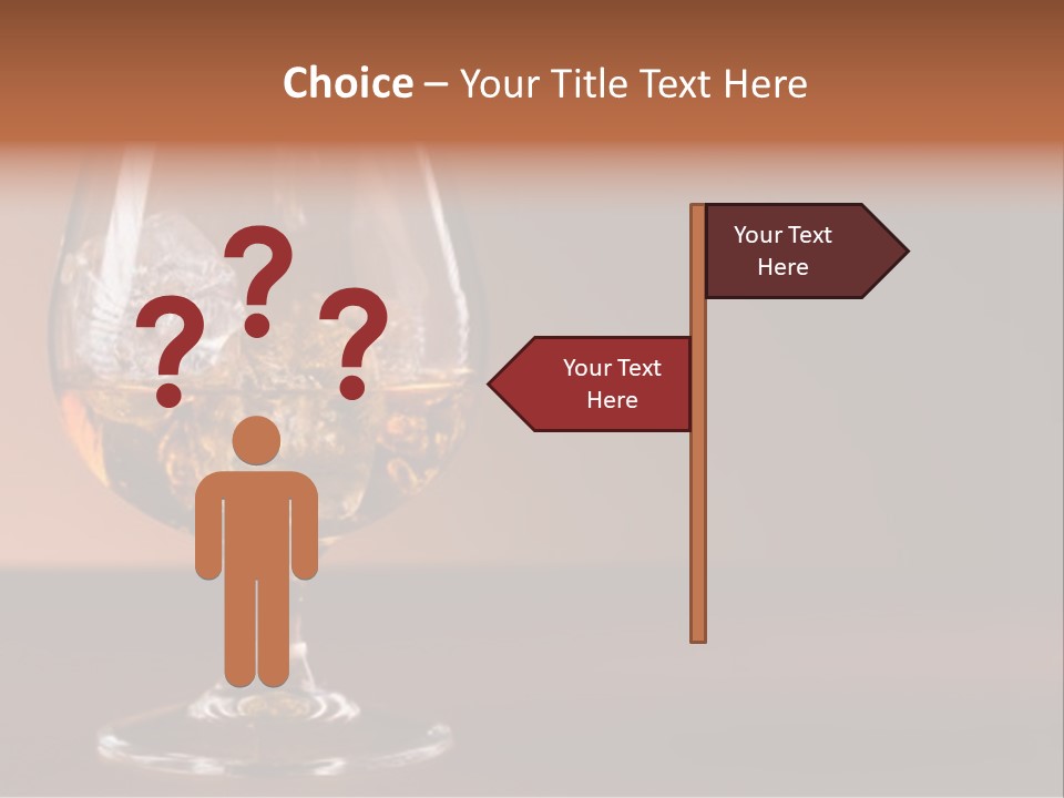 Reflection Liquor Cocktail PowerPoint Template