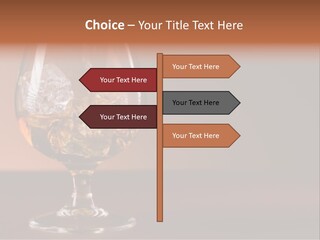 Reflection Liquor Cocktail PowerPoint Template