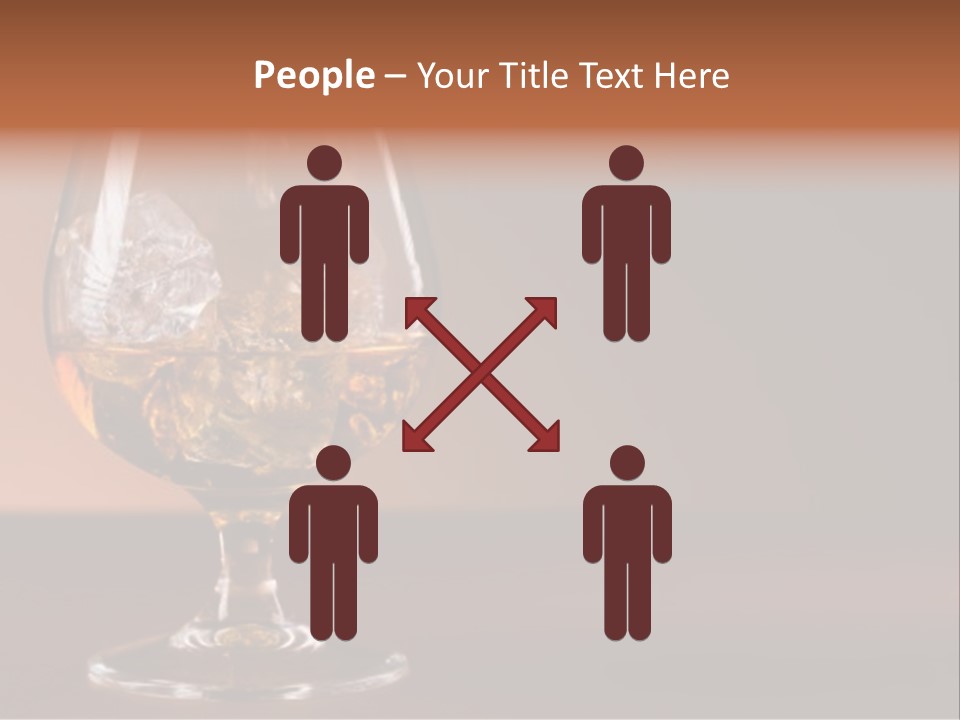 Reflection Liquor Cocktail PowerPoint Template