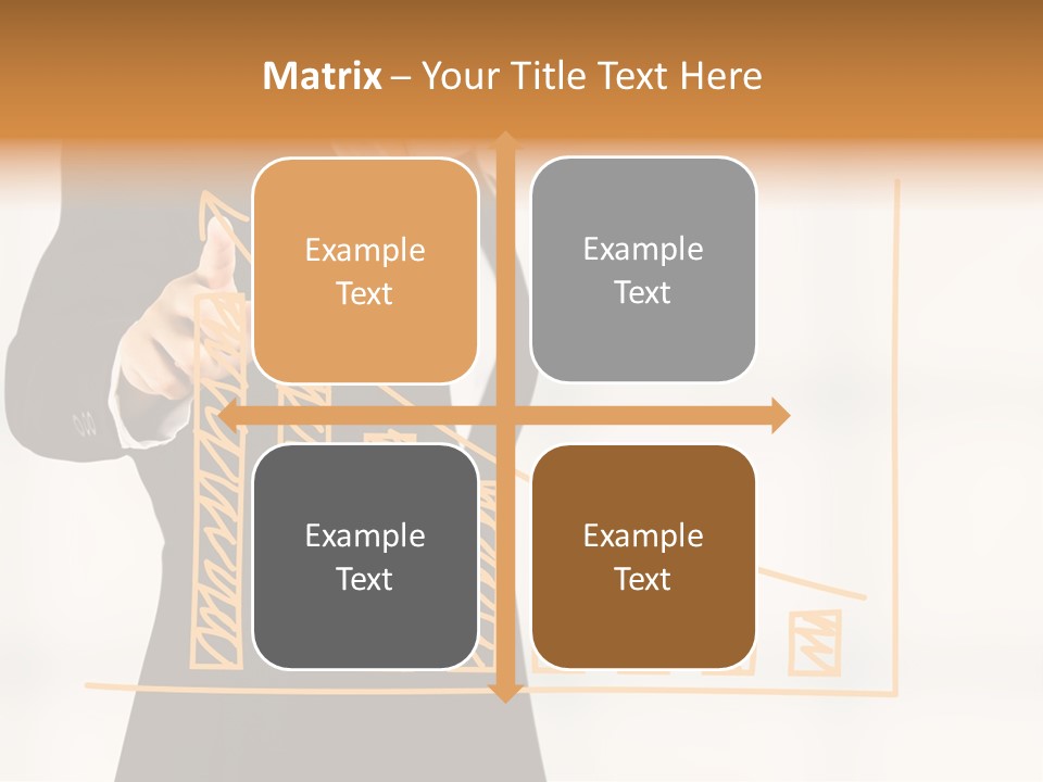Arrow Statistics Integration PowerPoint Template