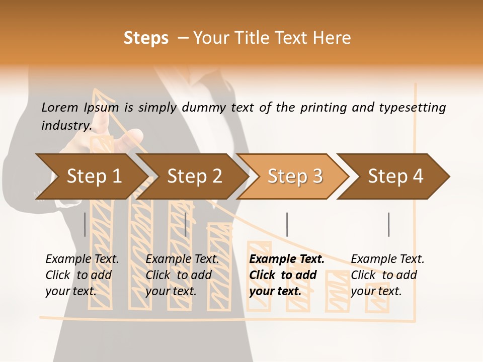 Arrow Statistics Integration PowerPoint Template