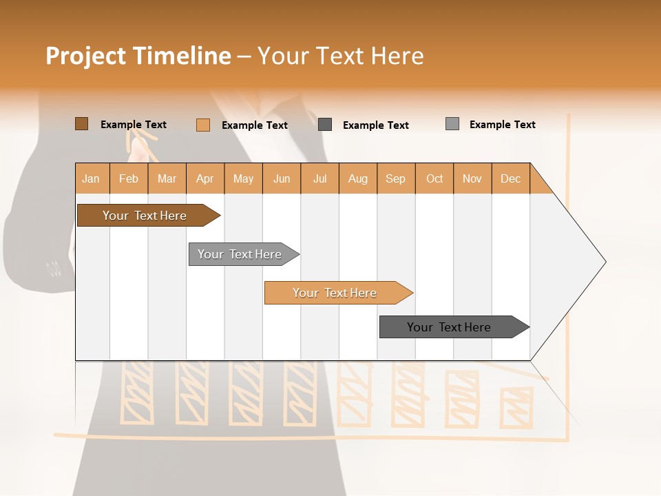 Arrow Statistics Integration PowerPoint Template