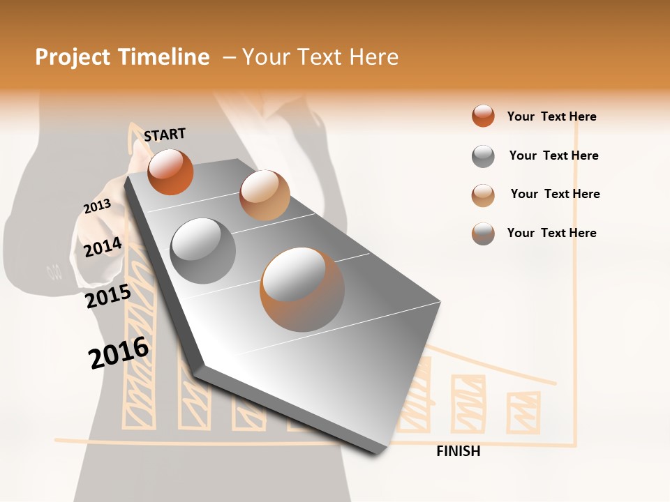 Arrow Statistics Integration PowerPoint Template