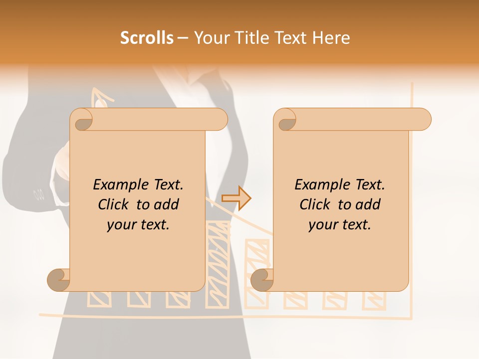Arrow Statistics Integration PowerPoint Template