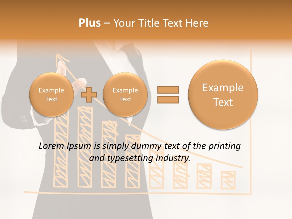 Arrow Statistics Integration PowerPoint Template