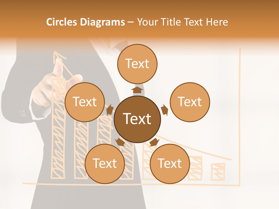 Arrow Statistics Integration PowerPoint Template