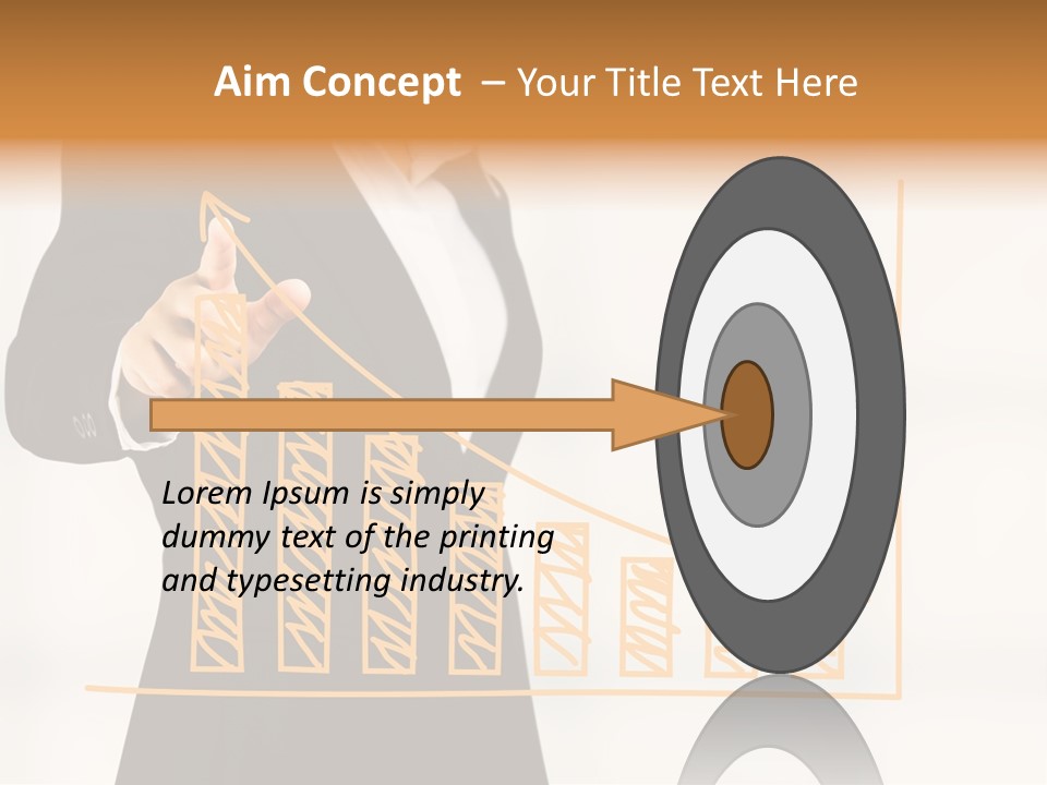 Arrow Statistics Integration PowerPoint Template