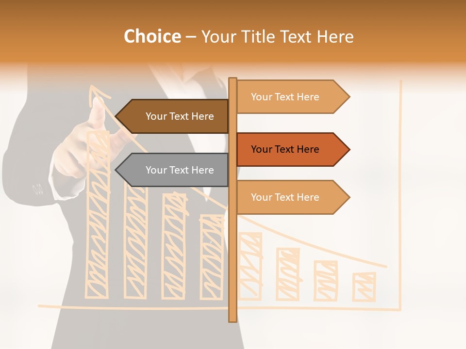 Arrow Statistics Integration PowerPoint Template