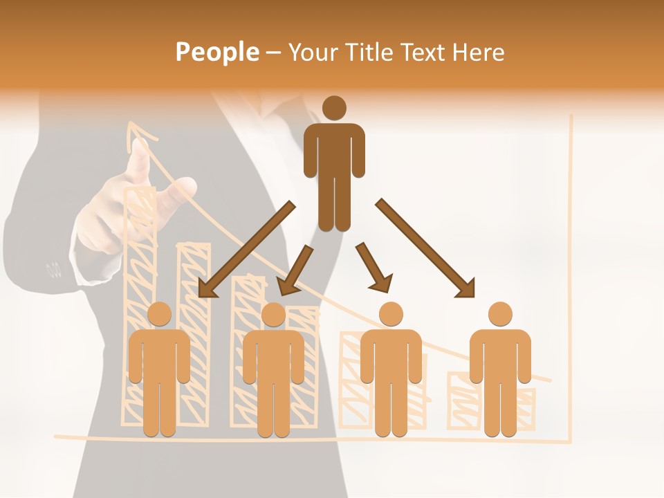 Arrow Statistics Integration PowerPoint Template