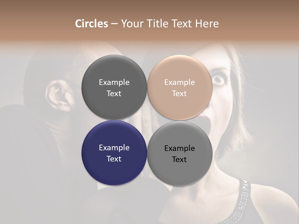 Face Listen Expression PowerPoint Template