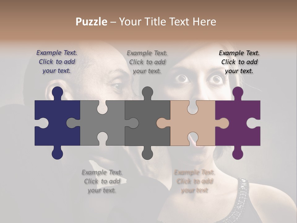 Face Listen Expression PowerPoint Template