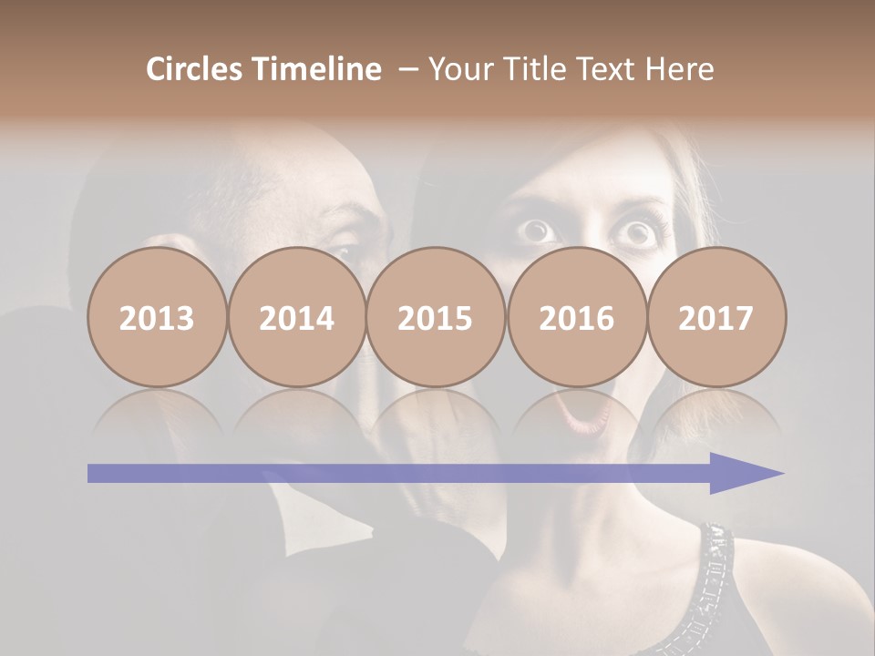 Face Listen Expression PowerPoint Template