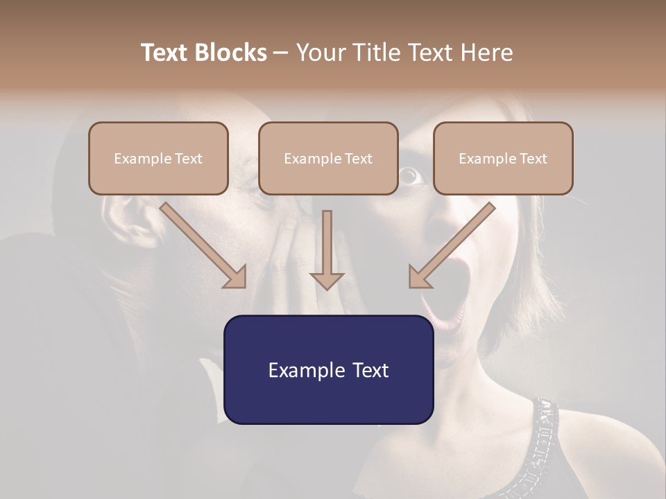Face Listen Expression PowerPoint Template