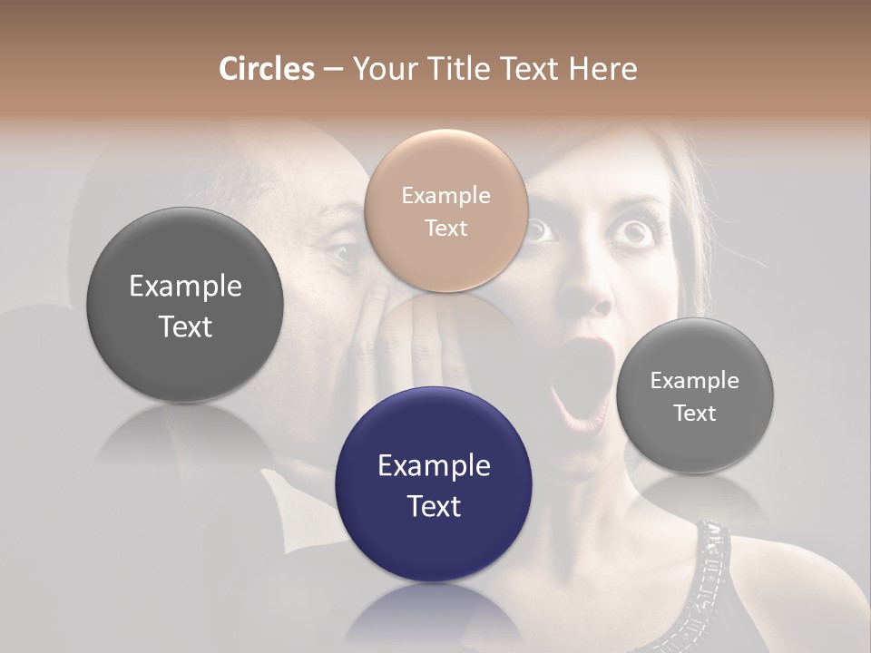 Face Listen Expression PowerPoint Template