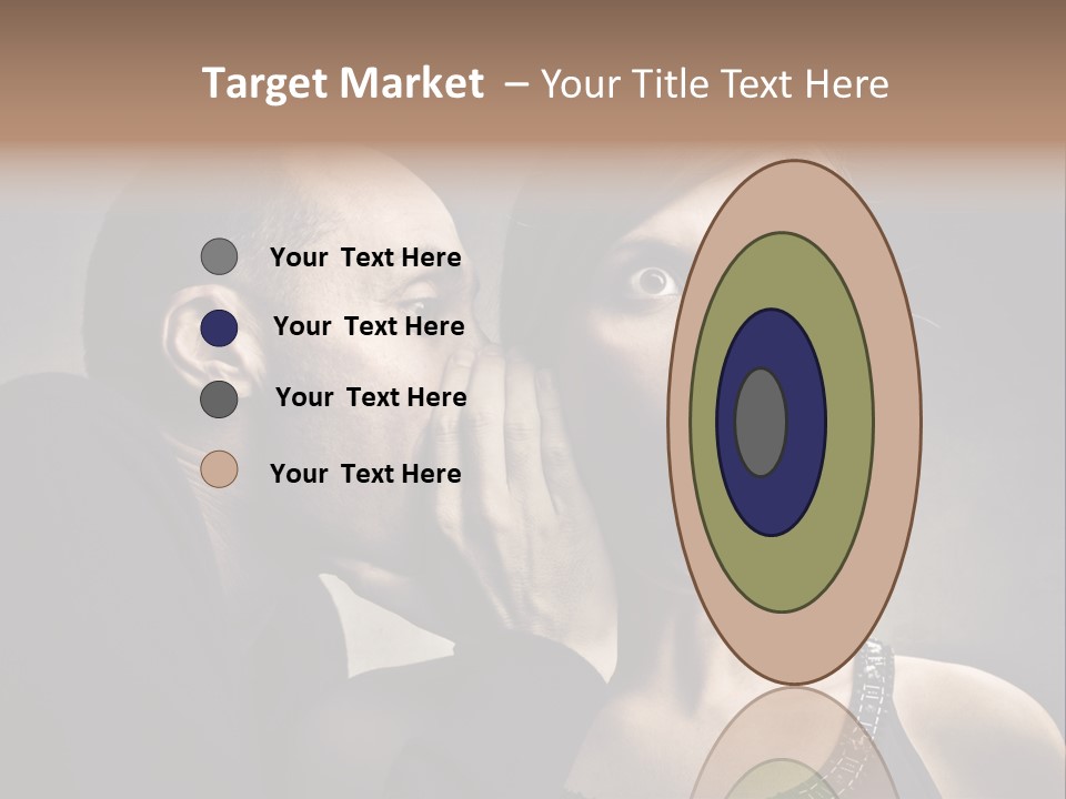 Face Listen Expression PowerPoint Template