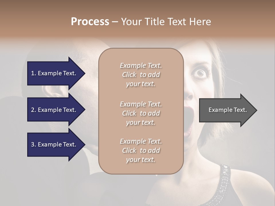 Face Listen Expression PowerPoint Template