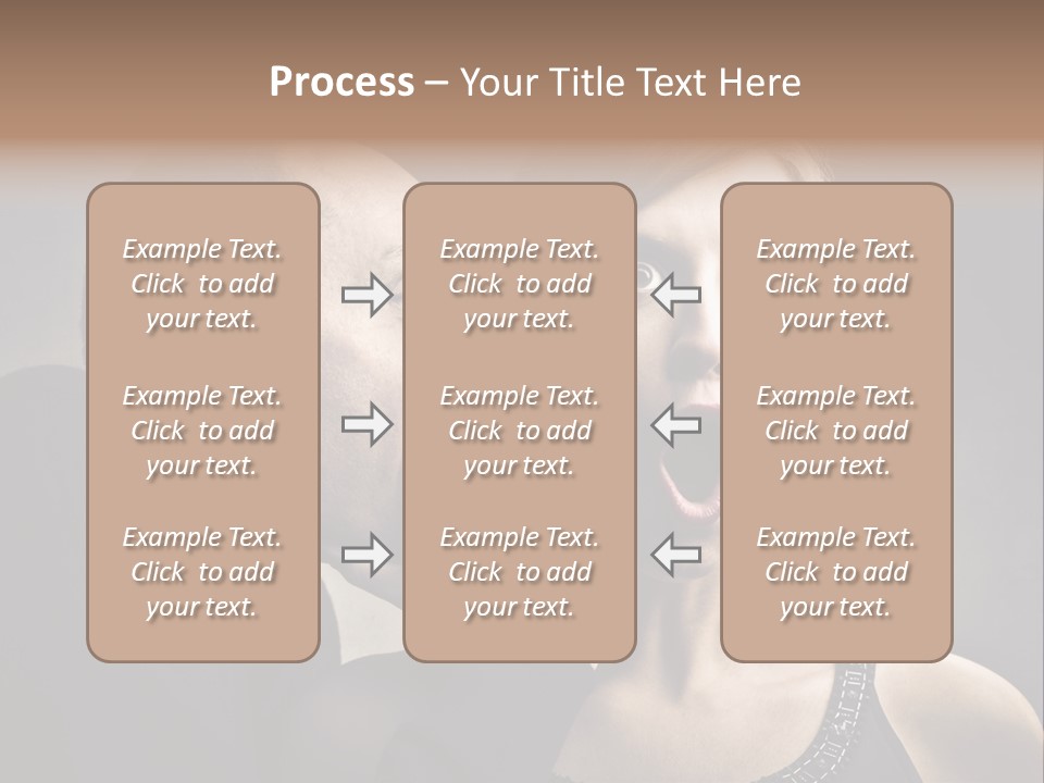 Face Listen Expression PowerPoint Template