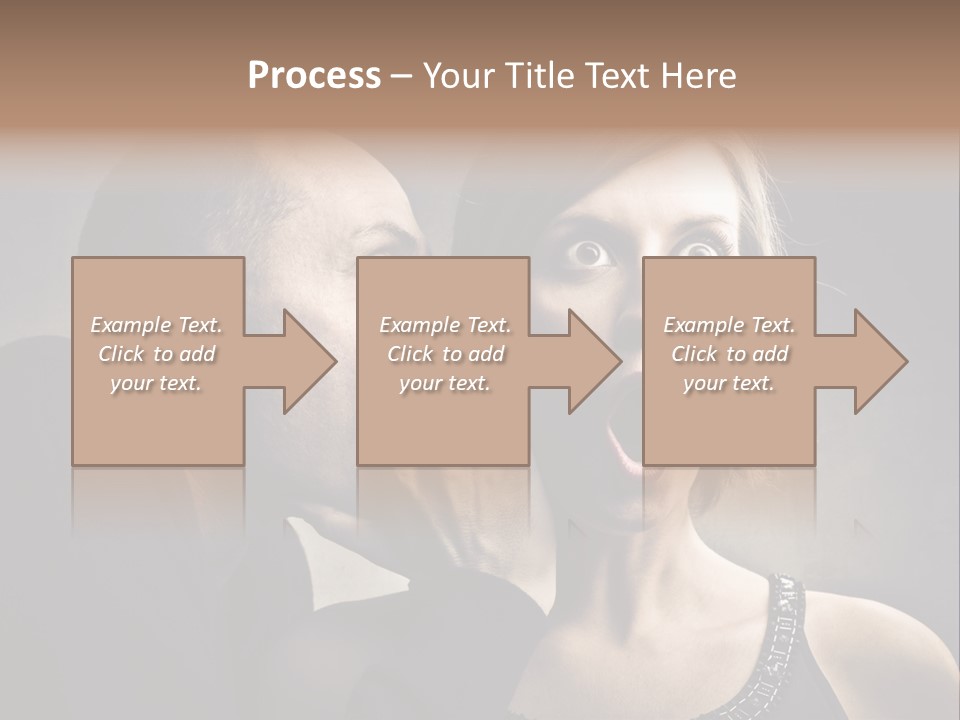 Face Listen Expression PowerPoint Template