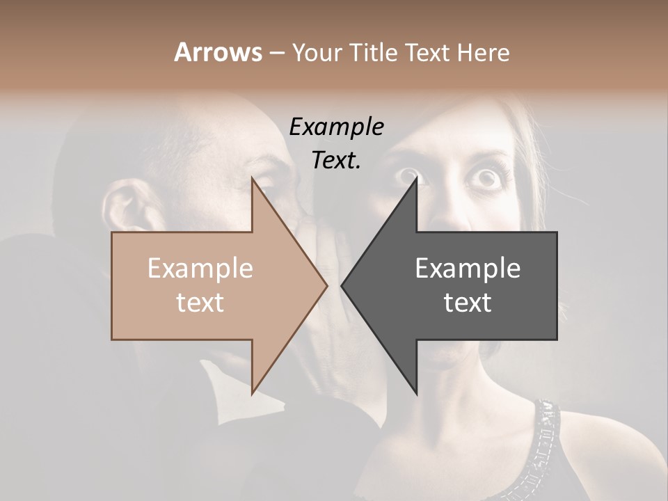 Face Listen Expression PowerPoint Template