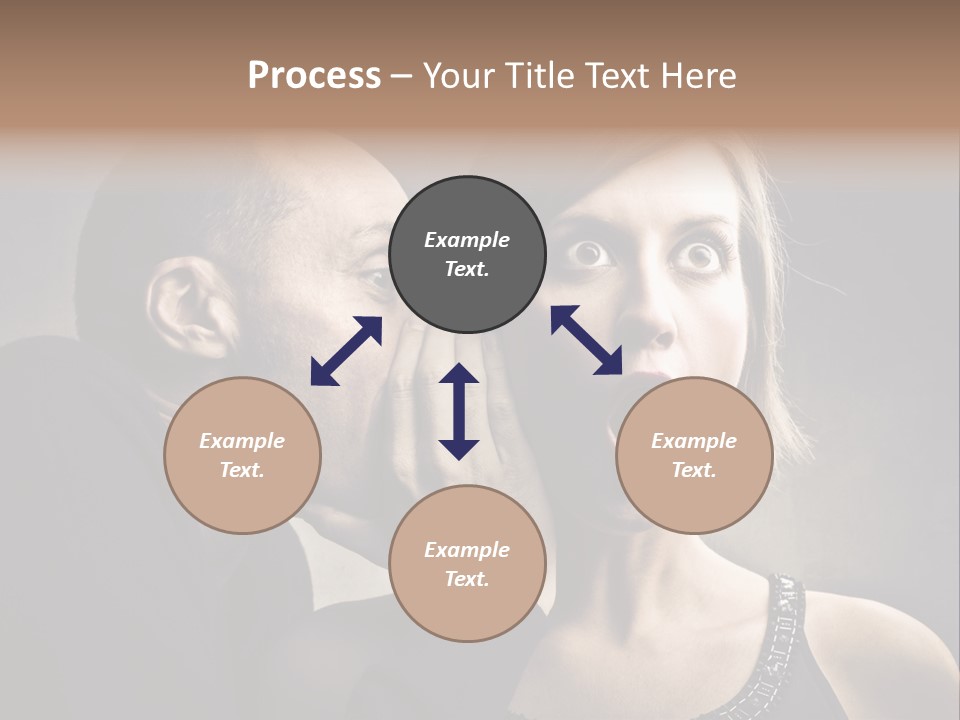 Face Listen Expression PowerPoint Template