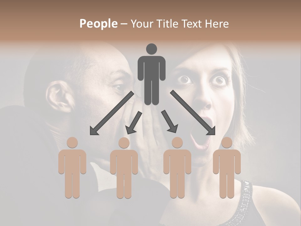 Face Listen Expression PowerPoint Template