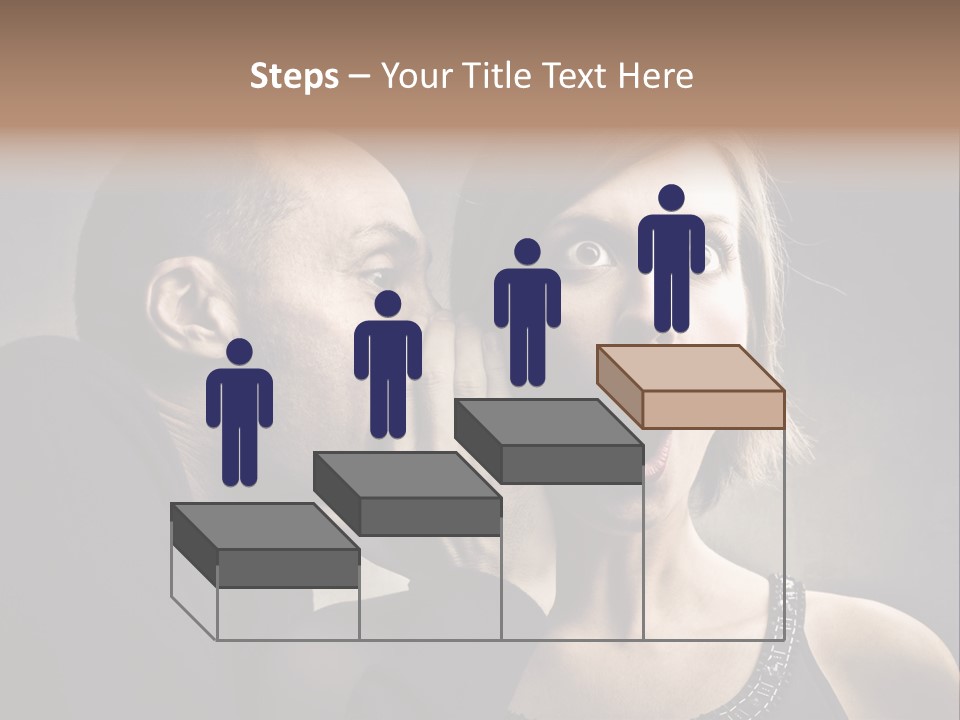 Face Listen Expression PowerPoint Template