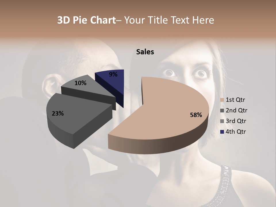 Face Listen Expression PowerPoint Template