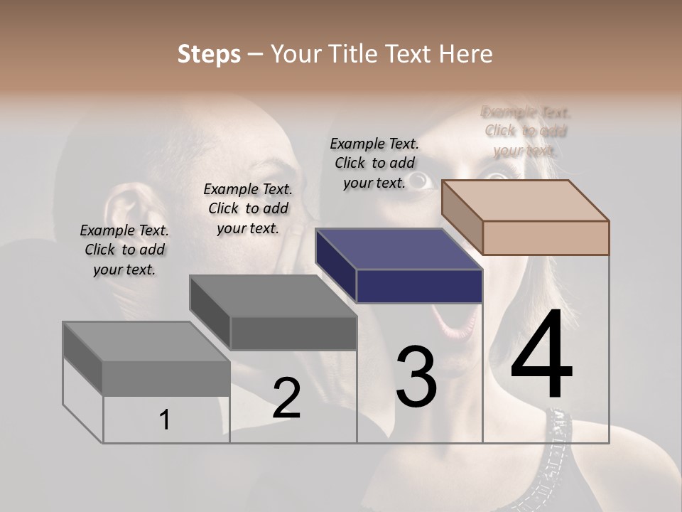 Face Listen Expression PowerPoint Template