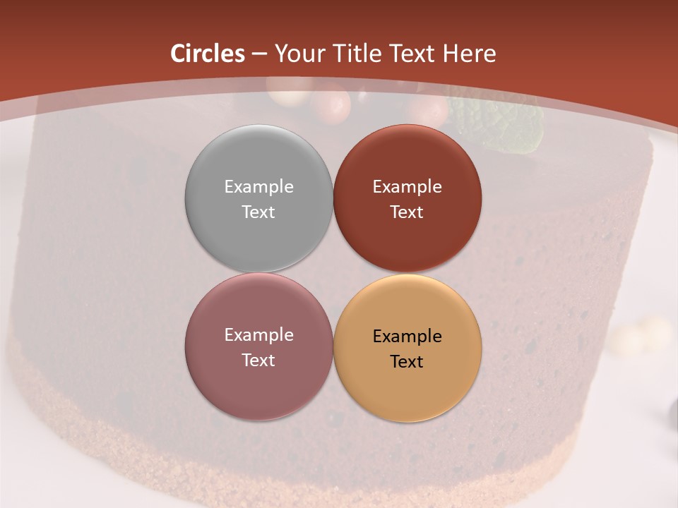 Celebration Creative Chocolate PowerPoint Template