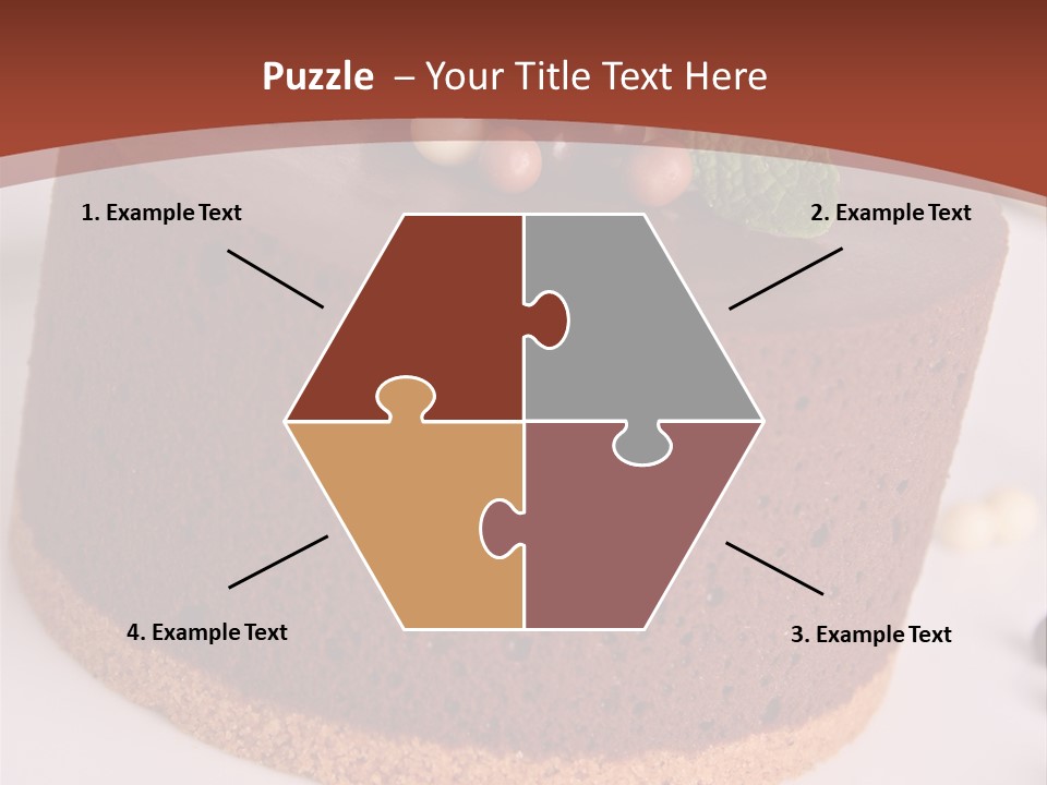 Celebration Creative Chocolate PowerPoint Template