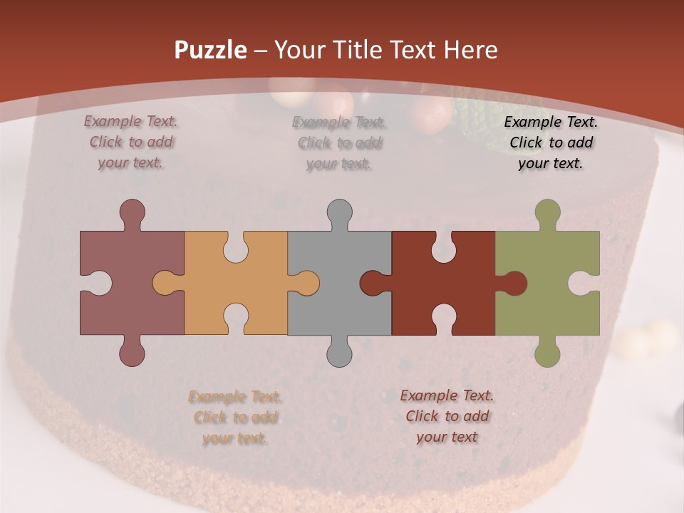 Celebration Creative Chocolate PowerPoint Template