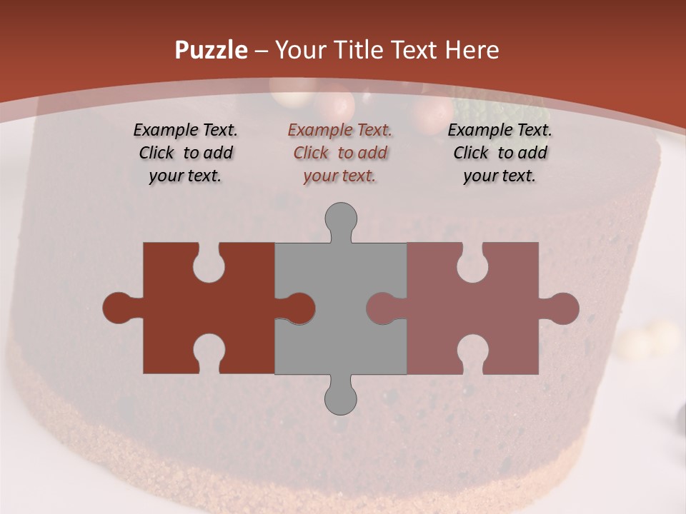 Celebration Creative Chocolate PowerPoint Template