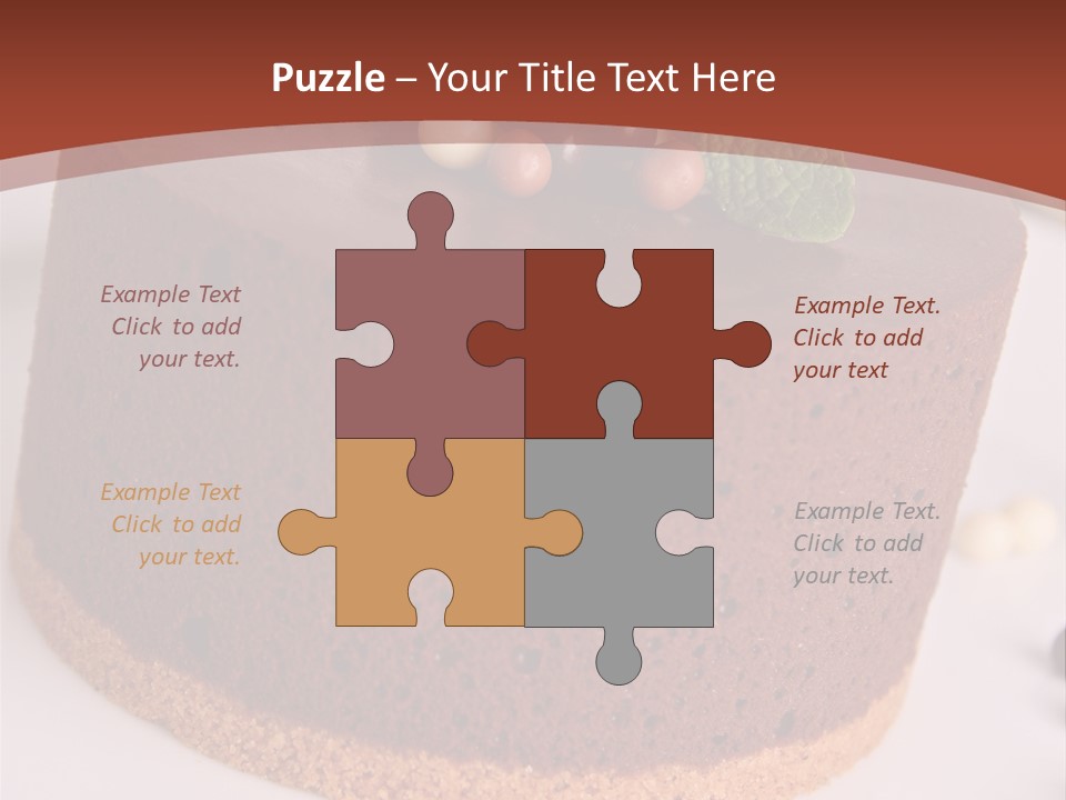 Celebration Creative Chocolate PowerPoint Template