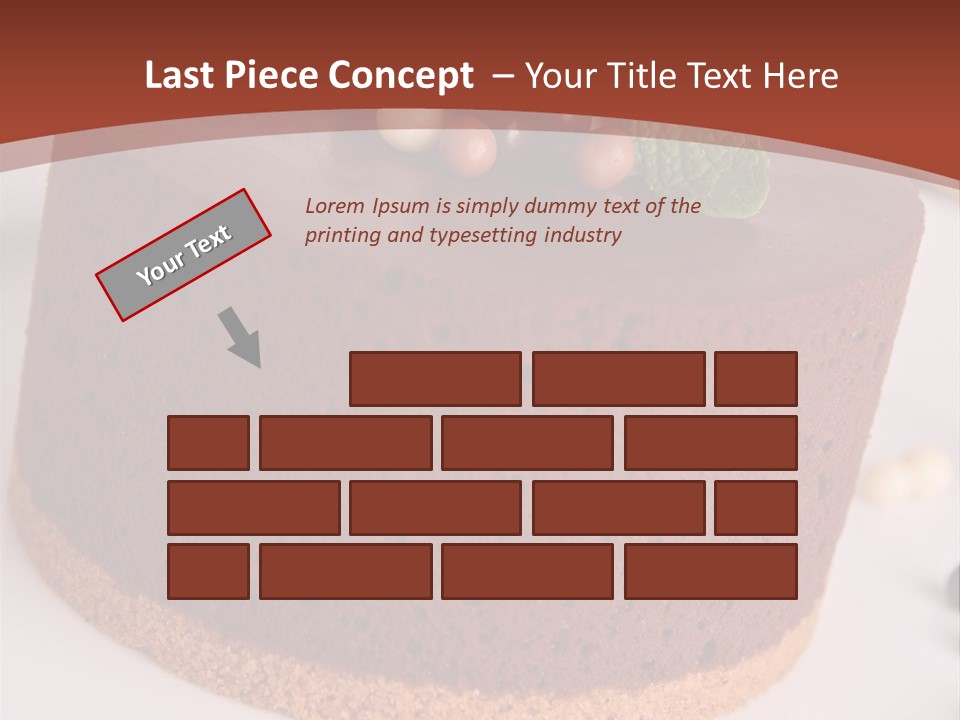 Celebration Creative Chocolate PowerPoint Template