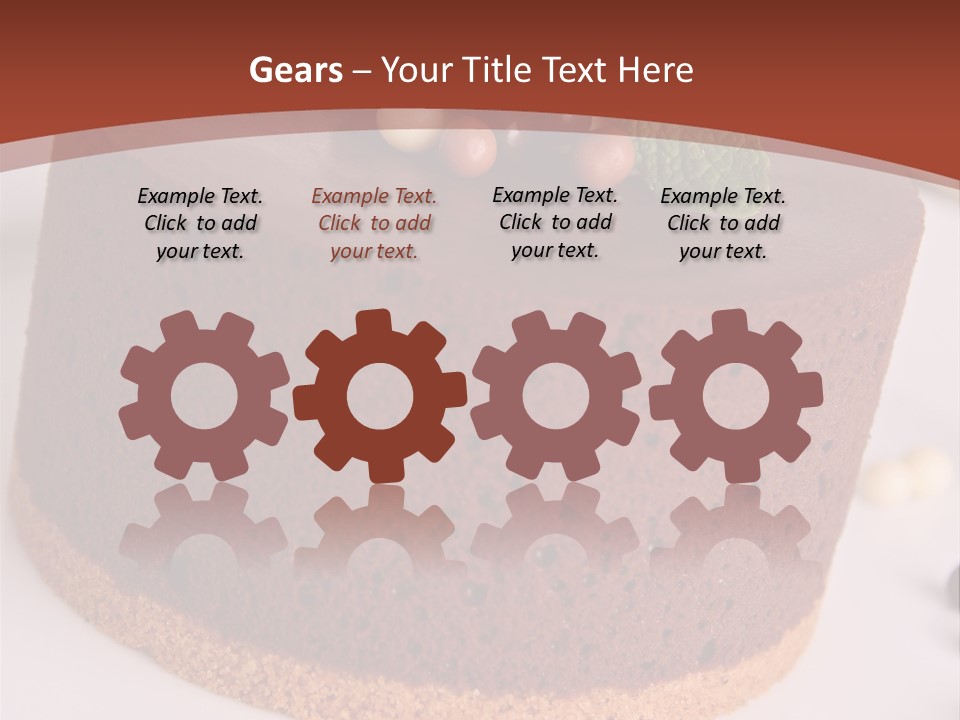 Celebration Creative Chocolate PowerPoint Template