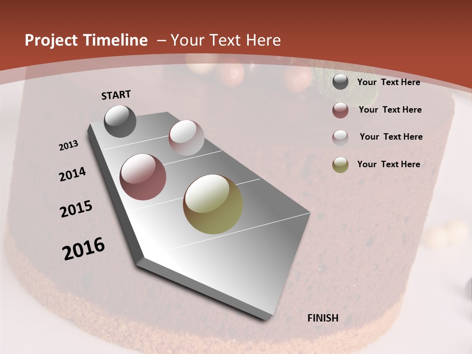 Celebration Creative Chocolate PowerPoint Template