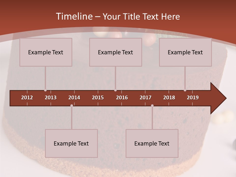 Celebration Creative Chocolate PowerPoint Template