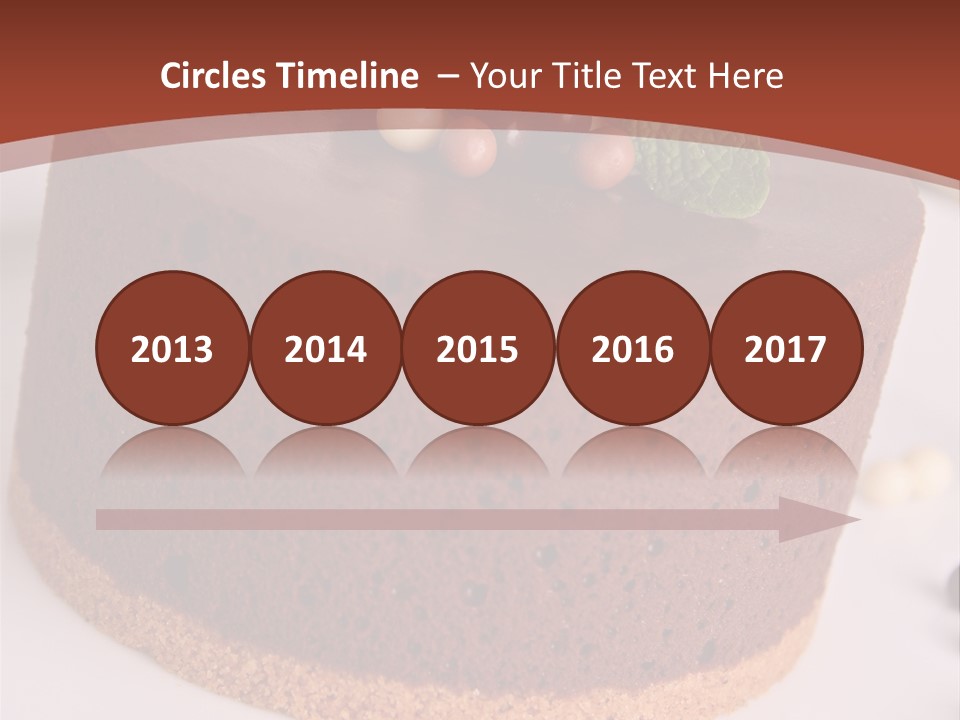 Celebration Creative Chocolate PowerPoint Template
