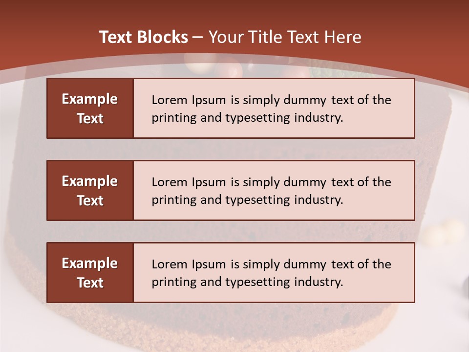Celebration Creative Chocolate PowerPoint Template