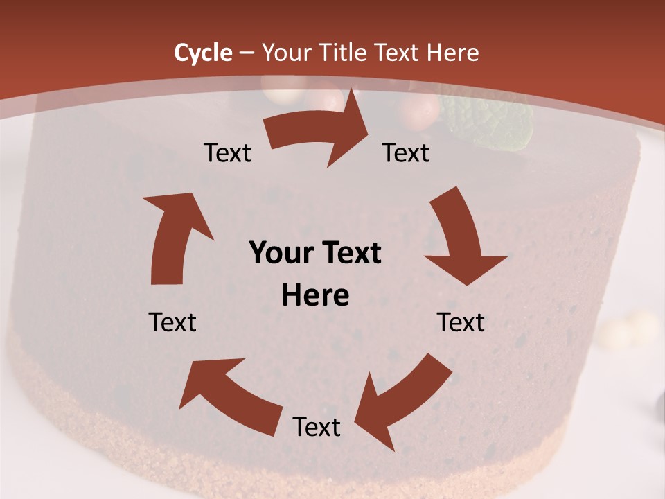 Celebration Creative Chocolate PowerPoint Template