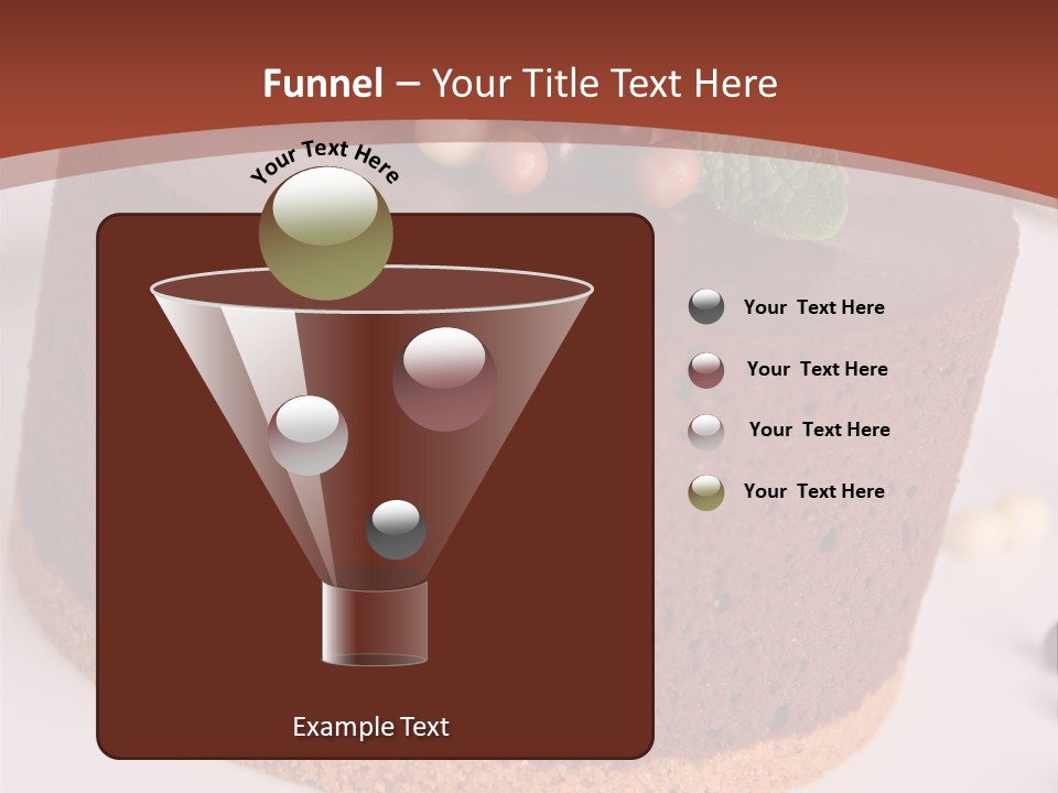 Celebration Creative Chocolate PowerPoint Template