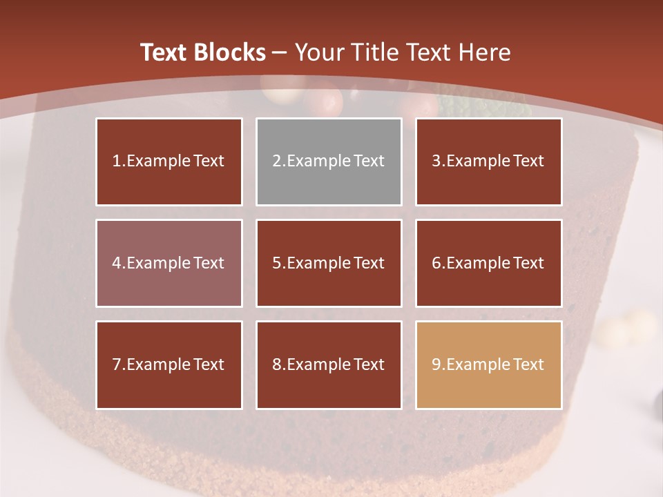 Celebration Creative Chocolate PowerPoint Template