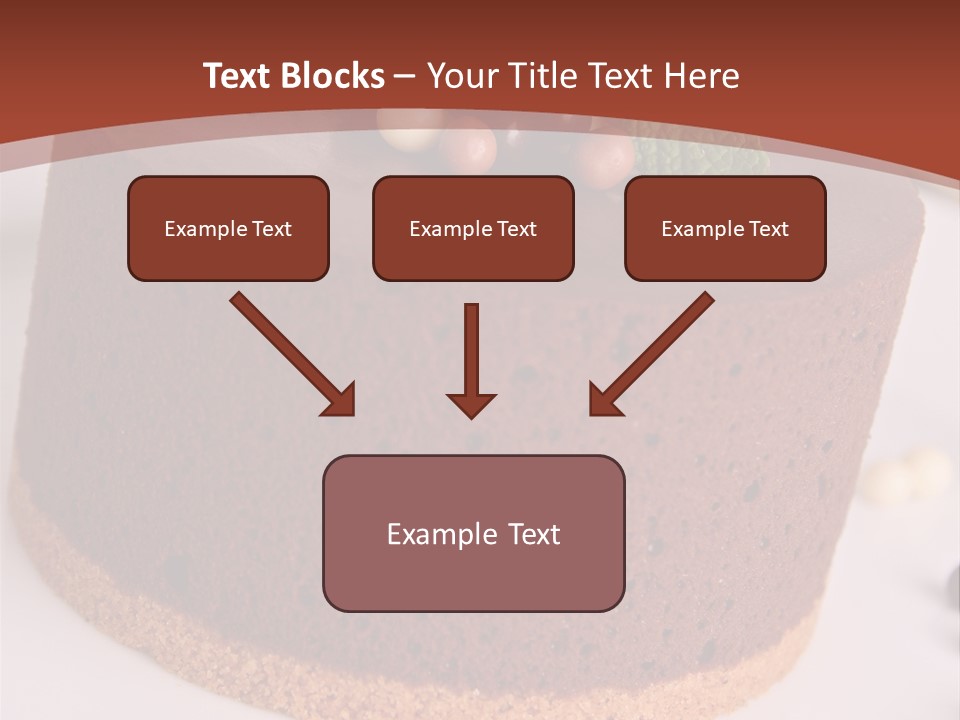 Celebration Creative Chocolate PowerPoint Template