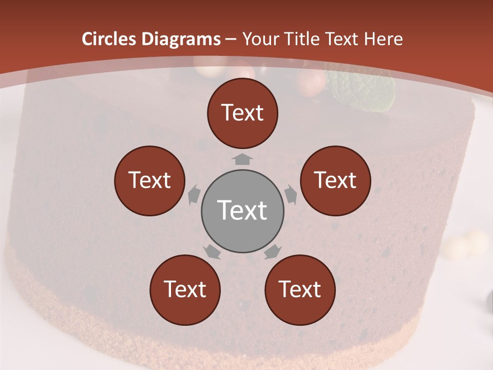 Celebration Creative Chocolate PowerPoint Template